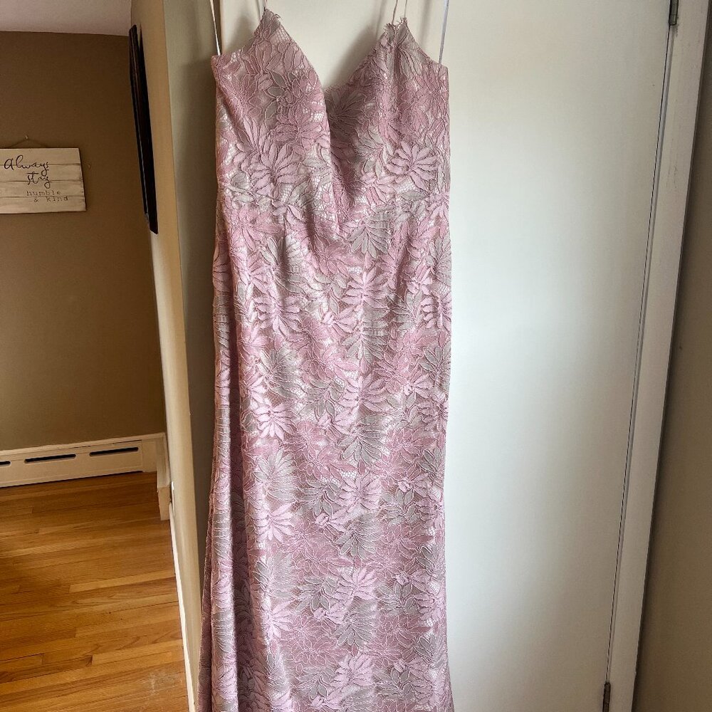 Pink Lace Gown